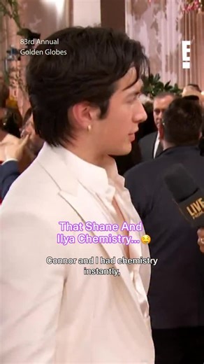 I cannot get enough of the Slavic Rock and the Dense Brick 😂 #HeatedRivalry #GoldenGlobes #LivefromE #AwardsSeason | E! Entertainment