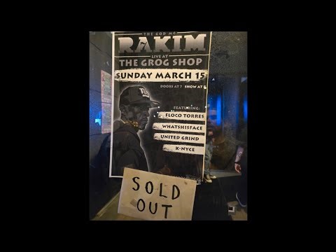 Rakim - Cleveland, OH 3-15-2026 (Complete concert)