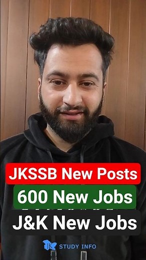 JKSSB New Posts - 600 New Jobs #jkssbjobs #jkjobs #jkssb #jobs