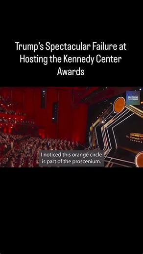 Decoding Fox News on Instagram: "This is quick edit/review of Trump’s hosting abilities at the Kennedy Center Honors the other night. The ratings for the event were way down from last year. Trump thought “hosting” included prerecorded comments from the Oval Office. #decodingfoxnews #kennedycenter #donaldjtrump #emcee #failure"