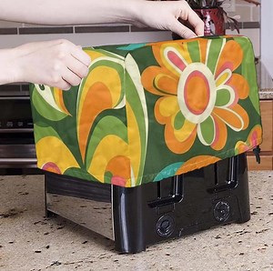 Retro Flower Power Toaster Cover, 60s 70s Kitchen Decor - Etsy UK