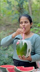 Watermelon juice with durian 😋 රසායි🥰 #viralvideo #foryou #onemillion #shorts #watermelon #durian
