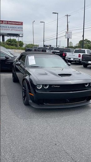 2023 Dodge Challenger R/T Scat Pack Wide-Body in Pitch black w/Ruby Red interior SRT HEMI 6.4L V8