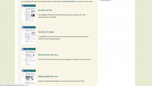 Archive-It Overview and Demo