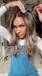 107K views · 155 reactions | Might seem obvious but I still need reminding that even pinning your bangs up can be cute! #hairstyle #easyhairstyle #oneminuteorless | Blush Basics | Facebook