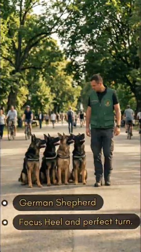 Intense Eye Contact 🐺 German Shepherd Focus Heel #dogtraining #germanshepherd