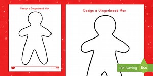 Design Your Own Gingerbread Man Worksheet