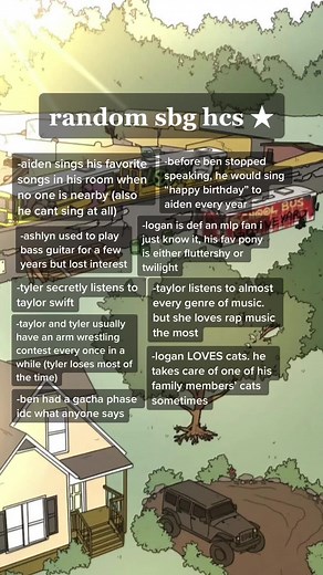 School Bus Graveyard Character Headcanons