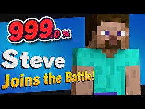 Steve is INSANELY OP | Super Smash Bros Ultimate