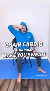 662K views · 14K reactions | Chair cardio workout for true beginners...