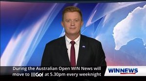 WIN News is still on 9GO this week🎾 #WINNews | Channel 82 during the AO Weeknights from 5:30 | WIN News Australia