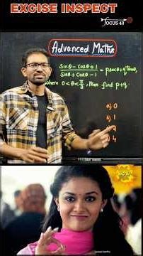 Trigonometry Made Easy 🔥 KK Sir’s Smart Substitution Method for SSC CGL Mains #youtube #shorts