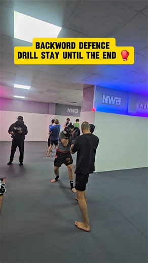 Working on Backward Defence Drill (Boxing) 🥊