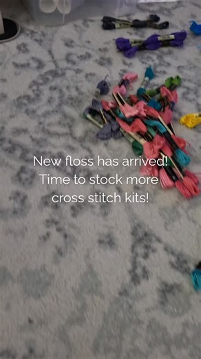 New shipment of embroidery floss and Aida cloth arrived today! Time to stock some cross stitch kits! Check out my Etsy shop for my cross stitch kits and patterns. See link in bio. #crossstitch #crossstitchpattern #crossstitchkits | Heretic Designs Shop