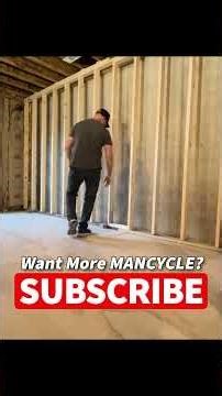 EPIC Basement Renovation Time Lapse - Anchoring Wall to Floor! #basementrenovation #diyconstruction