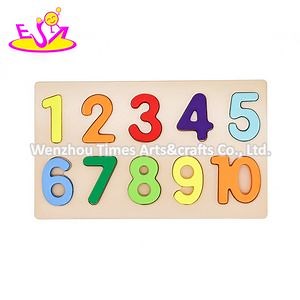 [Hot Item] Best Design Wooden Number Puzzles for Toddlers W14b118