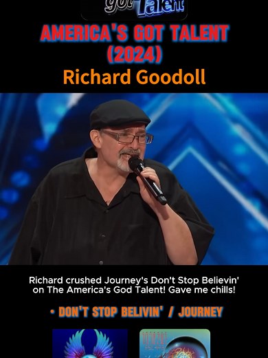 Richard crushed Journey's Don't Stop Believin' on The America's God Talent! Gave me chills! #americasgodtalent #journey @agt @journey