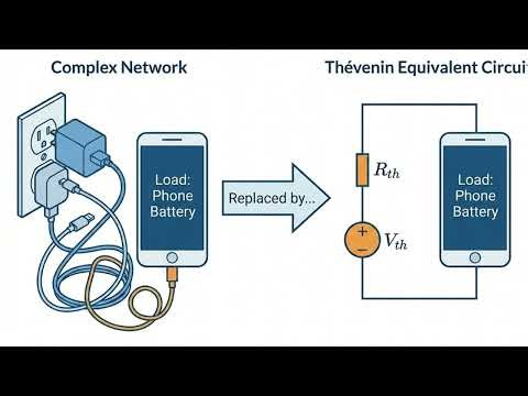 Thevenin’s Theorem Explained Using Mobile Charger | Real Life Electrical Example ✍🏻🤳🏻🧑🏻‍🎓 #tech #iit