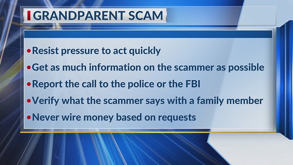 FBI warns against 'Grandparent Scam'