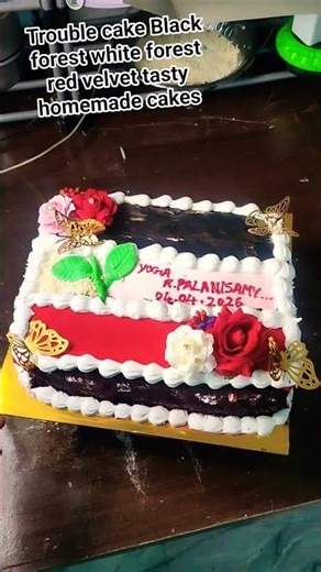 9080837164 MMcakes andHomemadecakesa black fores white forest red velvet triple cake tasty homemade