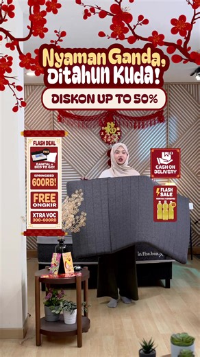 INTHEBOX RAMADHAN SALE 🕌🌙✨DISC UP TO 50%, KASUR ALPHA 700 RIBUAN, BISA MENGGUNAKAN SISTEM PEMBAYARAN COD, POTONGAN VOUCHER 600RB, BEBAS ONGKIR KE BEBERAPA WILAYAH‼️#kasur #kasurinthebox #inthebox