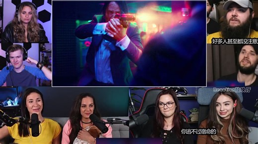 枪枪爆头丨老外看《疾速追杀》reaction