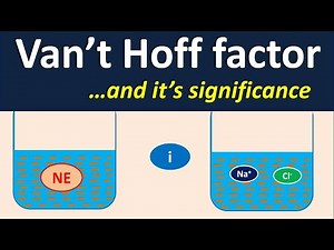 Van't Hoff Factor Video Lecture | Chemistry for JEE Main and Advanced