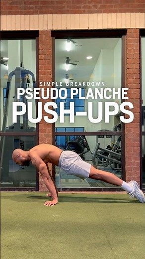 Easiest way to do Pseudo Planche Push-Ups #shorts