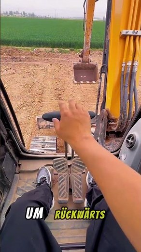 Wie man einen Bagger bedient