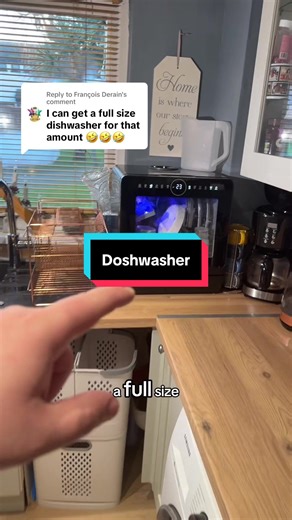 Replying to @François Derain This Duronic tabletop dishwasher is a compact, space-saving solution if you want the convenience of a dishwasher without needing a full kitchen install. With a 5L water tank, multiple wash programmes and powerful 950W cleaning, it’s ideal for small kitchens, flats, caravans, offices or anyone short on space. Simple to use, efficient and surprisingly roomy for plates, cups and cutlery, it’s a practical upgrade if you’re fed up with hand-washing dishes every day. #tabl