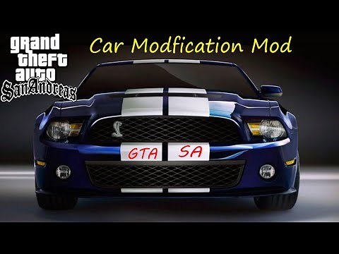 How to download and install Car Modification Mod for GTA San Andreas ||Zaeem Gaming Zone||