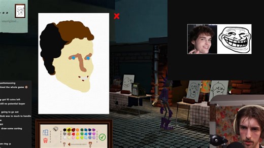 Oil painter starving artist simulator gameplay: Passpartout stream adventure complete