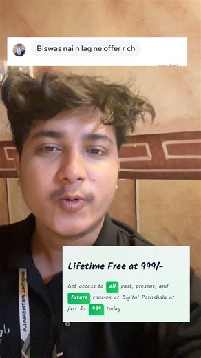 More about offer: https://www.digitalpathshalanepal.com/courses/lifetime-free-at-999- #ittrainingnepal | Digital Pathshala