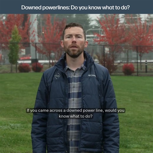 Stay safe this winter. If you see a downed power line:​ ❗ Assume lines are live and dangerous — always.​ 🚫 Do NOT touch power lines or anything touching them (trees, fences, vehicles).​ 📞 Call 911 immediately and report the hazard.​ ↔️ Keep at least 50 feet away.​ 🚷 If a line falls on your car, stay inside and wait for emergency crews unless your life is in immediate danger.​ Winter storms can hit hard. Knowing what to do around downed lines can save lives. | Portland General Electric