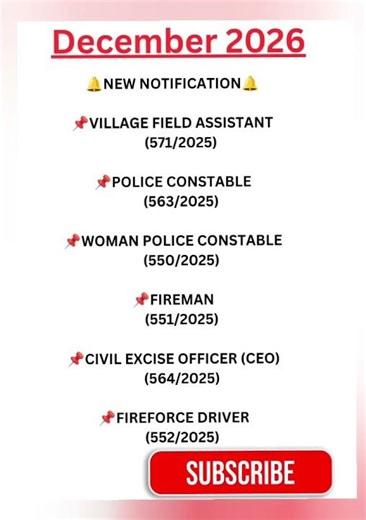 village field Assistant notification വന്നു #2026 #policeconstable#vfa