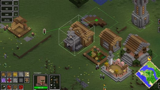 MC-RTS模组：地狱统治Reign of Nether 村民阵营试玩