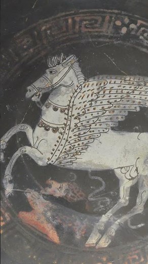 Black-figure Kylix of Pegasus, made over 2300 years ago
