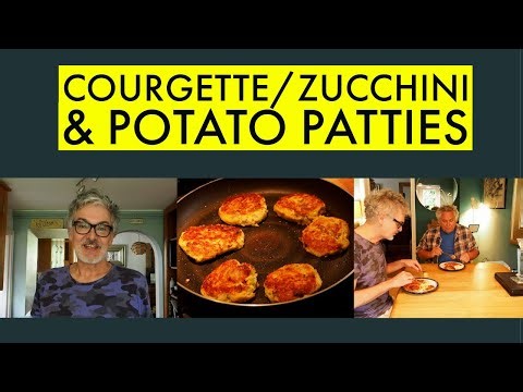 Courgette / Zucchini and Potato Patties - Easy recipe!