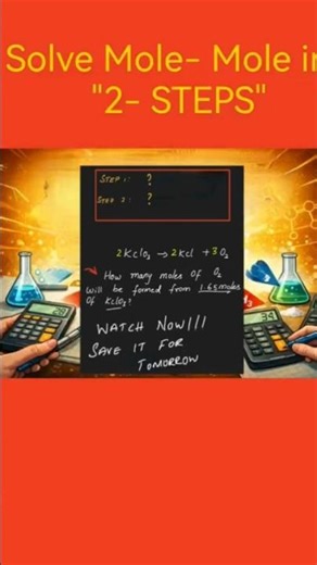 Mole- Mole made easy! Convert any reaction in 2 steps 📝