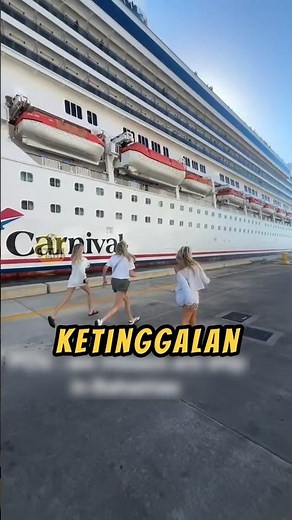 This FAMILY WAS LEFT BY A CRUISE SHIP❗😱#comedy #viralvideo #lol