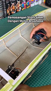 Kombinasi Shaft 4mm, Coupling Flexible 4mmx5mm, As Motor Brushless Outrunner RC Boat #rcboatbatam #MotorBrushless #collectrcboat | Hudri