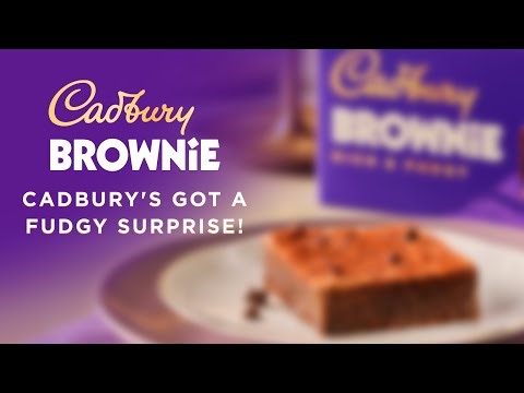 Rich, Fudgy, Gooey. Introducing the new Cadbury Brownie.