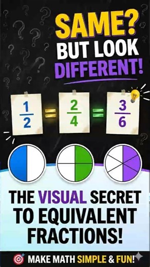 Visualizing Equivalent Fractions | Jyamiti Math Learning
