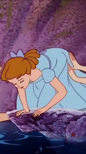 Vintage Cartoons on Instagram: "Peter Pan (1953) The mermaids first appear in the 1953 animated movie when Peter Pan takes Wendy to their lagoon to meet them. Wendy is enchanted by their beauty and has always dreamed of seeing and meeting real life mermaids. Wendy watches, or rather spies on them from a safe distance as the mermaids lounge around on rocks to sunbath next to a waterfall, brushing their long hair, admiring their own reflections in the water and also adorning themselves with hair o