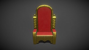 Throne Chair - Download Free 3D model by ronchoqa