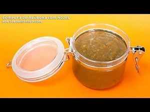 Compota de Abóbora com Nozes