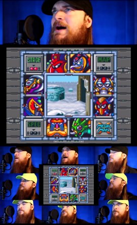 Mega Man X stage select 🎵 #megaman #megamanx #snes #supernintendo #retrogaming #vgm #acapella
