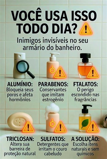 SUA HIGIENE PODE TE ADOECER! 🧴😱 #saude #cleanbeauty #curiosidades