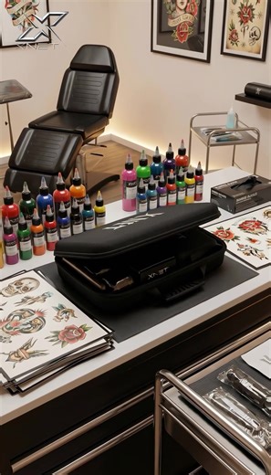 XNET270 Tattoo Machine Brushless motor: 270g.cm Direct drive system Battery capacity: 2400mAh Screen: OLED color screen, billing function voltage memory function 10V jump start #tattoo #tattootiktok #tattoomachines #goodday #tattoos #xnet