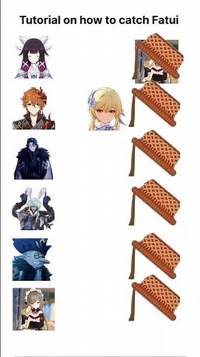 Tutorial on how to catch fatui #genshin #genshinimpact #genshinmemes #dottore#columbina #childe